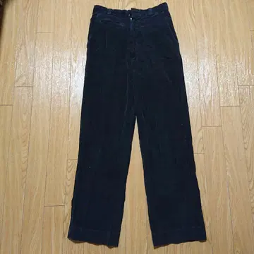 빈티지 코듀로이 팬츠 블랙