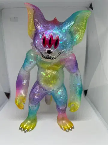 아트 정키 폭력 고양이 바이오 렌트 캣 오로라 클리어 소프트 비닐