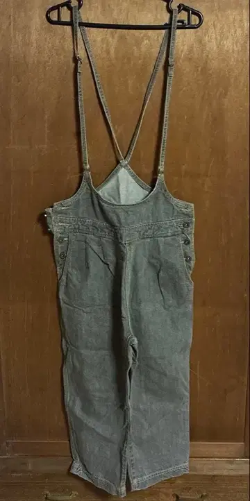 CHILD WOMAN 그레이 데님 오버롤 살로펫