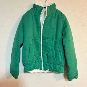 그린 다운 자켓 아우터