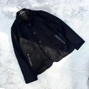 새상품급 [아웃 오브 사이트] (40) 자켓 코트 블랙 울 혼방