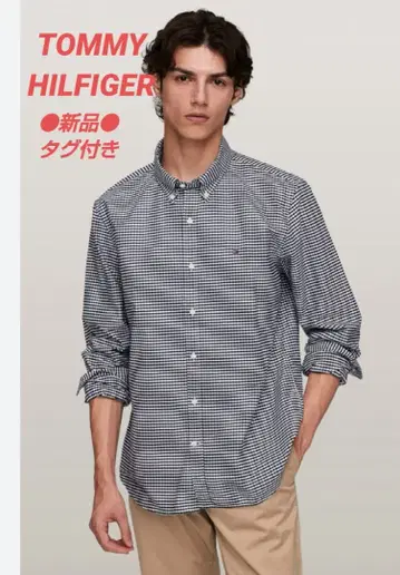 [ 택 포함 새상품 ] 타미힐피거 체크 플란넬 셔츠 버튼 다운 XXL