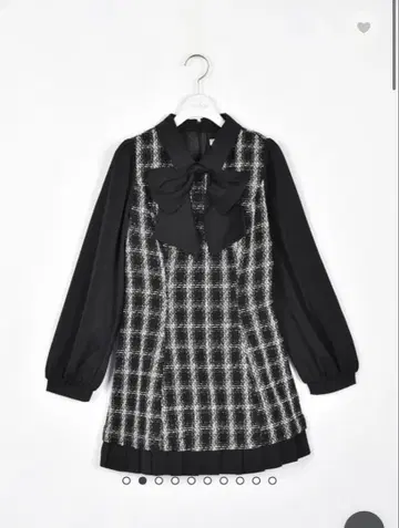 에블린 리본 트위드 원피스