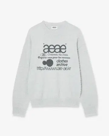 [ 미사용 새상품 ] WEB LOGO HAIRY KNIT 니트