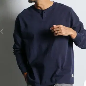 더퍼 헨리넥 풋볼 티셔츠 L 네이비 2025AW