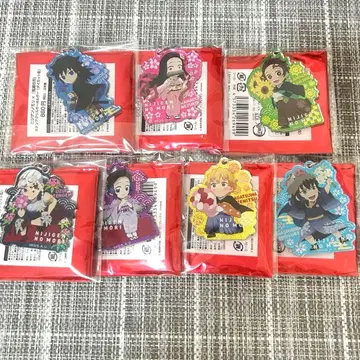 귀멸의 칼날 니지겐노모리 네온 키링 기유 우즈이 탄지로 시노부