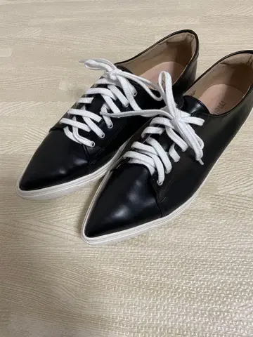 mamian 마미안 스틸레토 레이스업 스니커즈 블랙