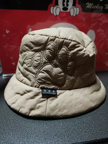 쿠니오 컬렉션 베이지 버킷 햇 새상품 택 포함