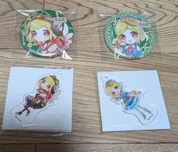 프리파라 녹풍 후와리 캔뱃지, 아크릴 키링