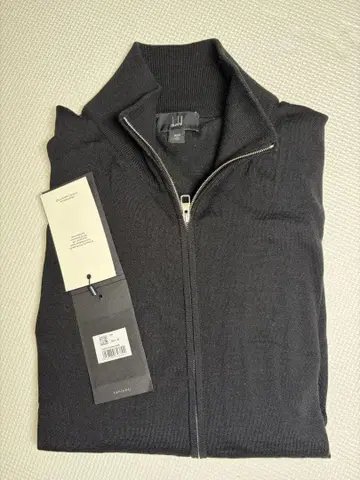 블랙 집업 스웨터