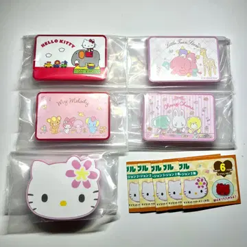 산리오 minimini 접이식 테이블 세미 컴프 세트