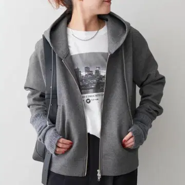 [ 새상품급 ] 스픽 앤 스팬 스트레치 지퍼 후드티