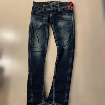 RODEO CROWNS 와이드 보울 스트레이트 데님 사이즈 25