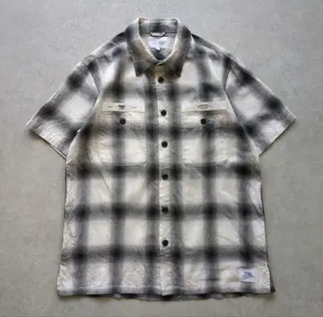 THE CRIMIE 반팔 체크 셔츠