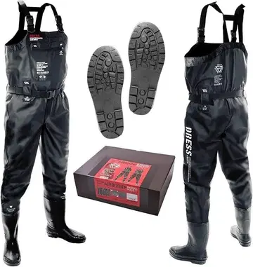 DIESS 체스트 하이 웨이더 블랙