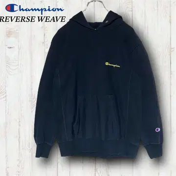 Champion REVERSE WEAVE 후드티 스크립트 로고