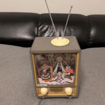 미니어처 피규어 음악 박스 레트로