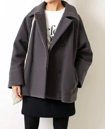 Spick and Span W/Ny 모사 스텐 칼라 숏코트 34