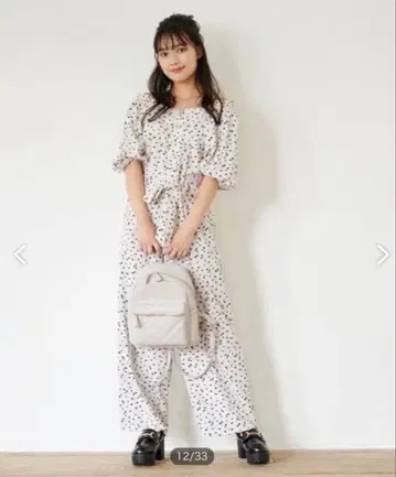 2way 사양 마제 레트로 플라워 올인원 M 사이즈