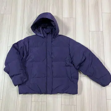 URBAN RESEARCH 어반 리서치 퍼플 후드 부착 다운 자켓