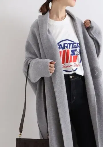 FRAMeWORK 압축 가운 미들 가디건