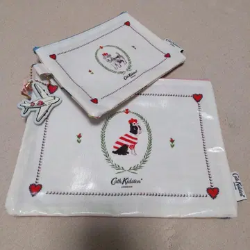 Cath Kidston 개와 꽃 파우치 세트