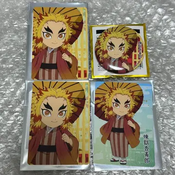 귀멸의 칼날 오코시 버스 교토 캔뱃지 트레이딩 카드 카드 렌고쿠 쿄쥬로