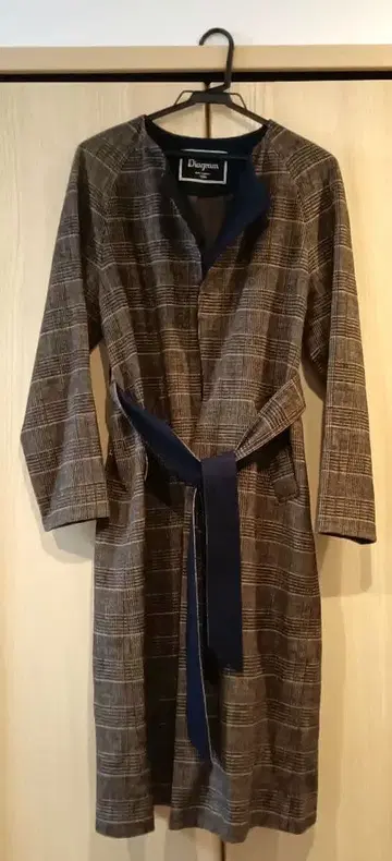 [ Diagram GRACE CONTINENTAL ] 체크 무늬 코트