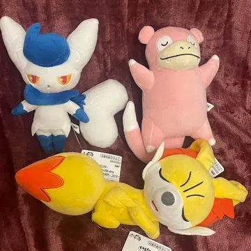 [ 미사용 새상품 ] 포켓몬스터 봉제 인형 니오니, 야돈, 포코