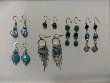 아시안 에스닉 귀걸이 6세트