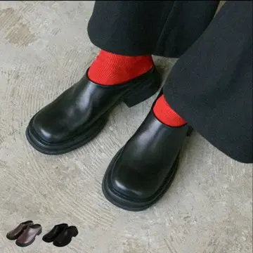 select MOCA 블랙 클로그 샌들 S