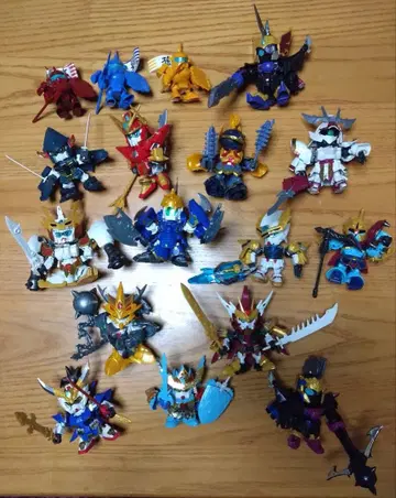 SD건담 BB전사 삼국전 17체 조립 완료