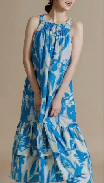 [ 최종 SALE ] 인기 완판 아메리칸 러그 원피스 블루