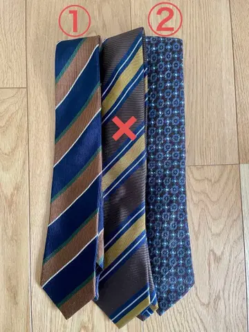 Holiday and Brown Drake's 넥타이 2세트 새상품급