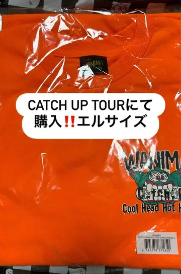 WANIMA MONSTER LONGSLEEVE T셔츠 L 사이즈 와니마