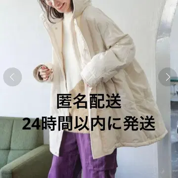 니코앤드 아라이 몬스터 블루종 아이보리 코듀로이 M