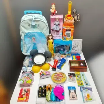 디즈니 완구 굿즈 정크 프린세스 미키 스티치 안나