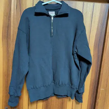 빔즈A 별주 웨어하우스 하프 지퍼 맨투맨 42 블랙