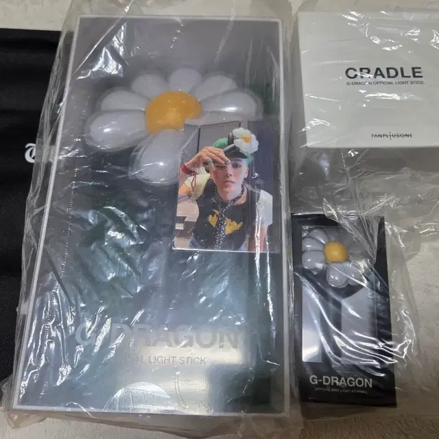 지드래곤 크래들 응원봉 + 미니 키링+크래들 세트