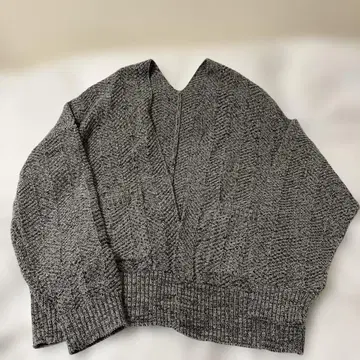 hunch 니트 가디건 그레이