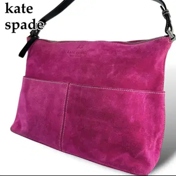 [ 새상품급 ] 케이트 스페이드 핸드백 원 숄더 스웨이드 핑크