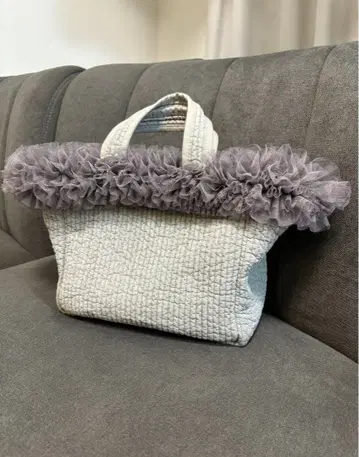 [새상품급] 튤 누비 백 ROSEAURA