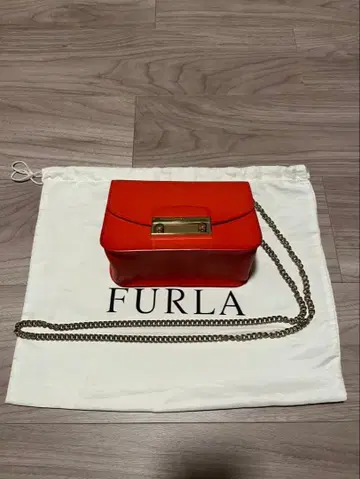 FURLA 메트로폴리스 숄더백 오렌지