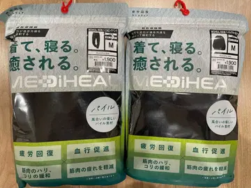 [ 미사용 새상품 ] 워크맨 메디힐 리커버리웨어 파일 M 블랙