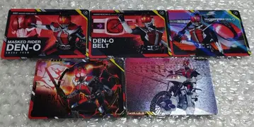 스크래치 카드다스 가면라이더 덴오 5종 세트