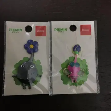바위 피크민 깃털 피크민 닌텐도 핀 배지 세트