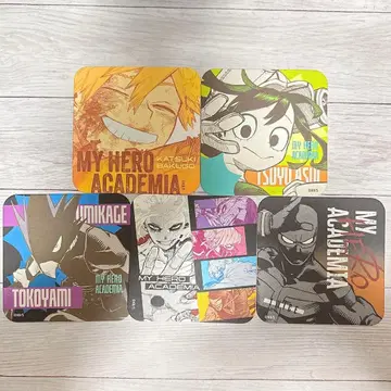 나의 히어로 아카데미아 히로아카 원화전 히로아카전 아트 코스터 5개 세트
