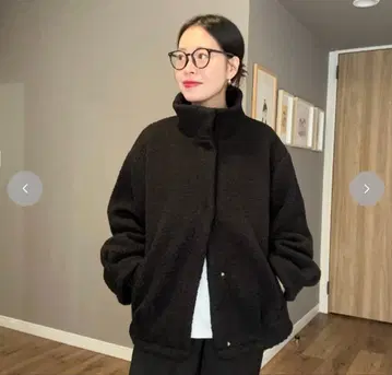 시마무라 ammy 콜라보 시프톤 보아 스탠드 블루종 블랙 L