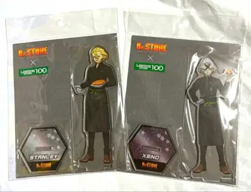 Dr.STONE 로손 스토어 아크릴 스탠드 제노 스탠리 세트 2