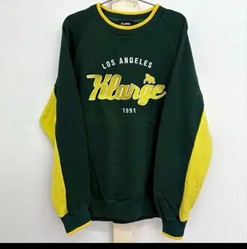 새상품급 XLARGE 엑스라지 로고 크루넥 맨투맨 그린 트레이닝복